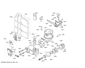 Схема №1 SGS46M88II с изображением Набор кнопок для посудомойки Bosch 00608140