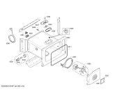 Схема №1 HBC38D754 с изображением Силовой модуль для духового шкафа Siemens 00704223