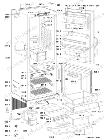 Схема №1 KGEE 3260 A++ SW LH с изображением Обшивка для холодильника Whirlpool 481050256583