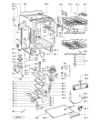 Схема №2 ADG 7340 с изображением Модуль (плата) управления для посудомоечной машины Whirlpool 481221478513
