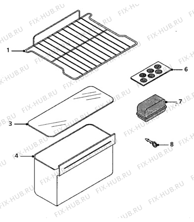 Взрыв-схема холодильника Quelle QL4ES - Схема узла Furniture