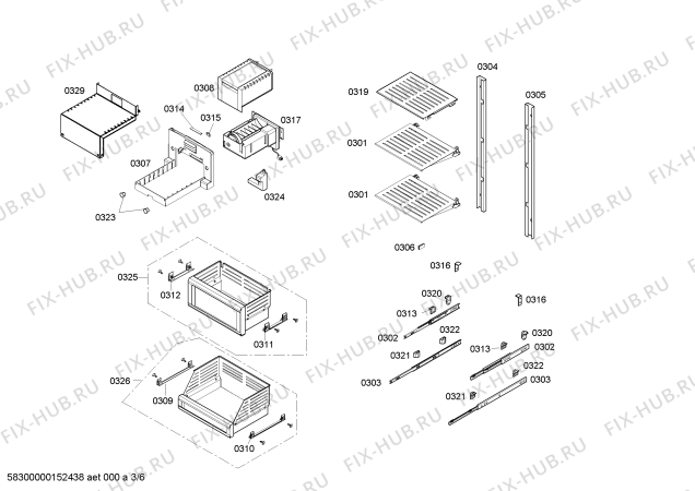 Схема №1 FI24DP31 с изображением Изоляция для холодильной камеры Bosch 00613773