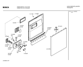 Схема №1 SGS4012FF с изображением Передняя панель для электропосудомоечной машины Bosch 00356664
