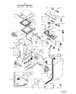 Схема №1 WOB 1600 BY с изображением Обшивка для стиральной машины Whirlpool 481945328228