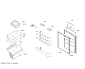 Схема №1 KI18RV60 с изображением Дверь для холодильника Bosch 00476298