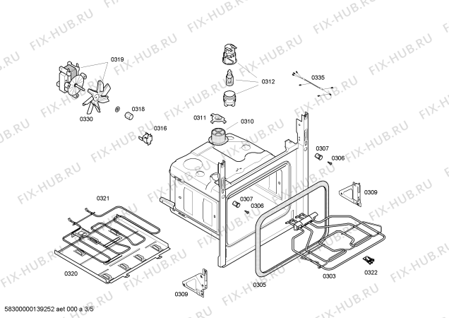 Схема №1 HBB23C250E Hornos bosch ind.multf.inox.cif pta_car с изображением Внешняя дверь для электропечи Bosch 00672933