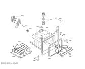 Схема №1 HBB23C250E Hornos bosch ind.multf.inox.cif pta_car с изображением Внешняя дверь для электропечи Bosch 00672933