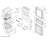 Схема №1 KK28A4650W с изображением Дверь для холодильника Siemens 00710857