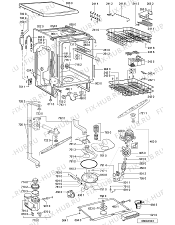 Схема №2 GSFP SYMPHONY ACT с изображением Панель для посудомоечной машины Whirlpool 481245373007