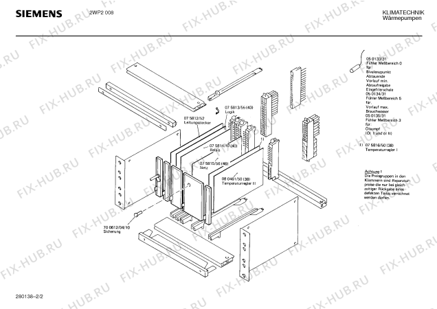 Взрыв-схема стиральной машины Siemens Ag 2WP2008 - Схема узла 02