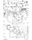 Схема №1 AWM 5050 с изображением Указатель для стиралки Whirlpool 481241458234