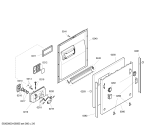 Схема №1 CG564J7 с изображением Передняя панель для посудомойки Bosch 00442578