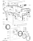 Схема №1 AWO/D 6100 D с изображением Блок управления для стиралки Whirlpool 481221470799