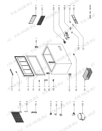 Схема №1 CO CCO 22 SUNI с изображением Дверь для холодильника Whirlpool 481944268207