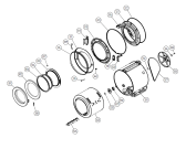 Схема №1 W6903L DK   -Stainless (900003448, WM60.3) с изображением Обшивка для стиралки Gorenje 268204