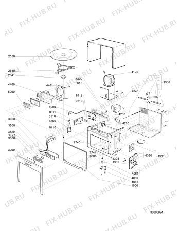 Схема №1 AMW 472 IX с изображением Сенсорная панель для микроволновки Whirlpool 480120101349