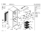 Схема №1 KGV2820 с изображением Дверь для холодильной камеры Bosch 00216132