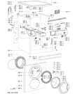 Схема №1 WA PURE 14 DI с изображением Модуль (плата) для стиральной машины Whirlpool 481221470158