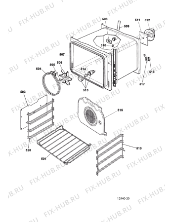 Схема №1 UY46XMK2 (F053286) с изображением Наставление для электропечи Indesit C00196407