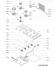 Схема №1 AKM 254/IX с изображением Затычка для электропечи Whirlpool 481244039991