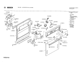 Схема №1 0730302556 SMI5302 с изображением Панель для посудомоечной машины Bosch 00114969