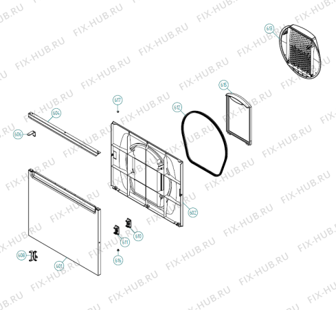 Взрыв-схема стиральной машины Gorenje T701 CE   -White (900002475, TD11CE) - Схема узла 06