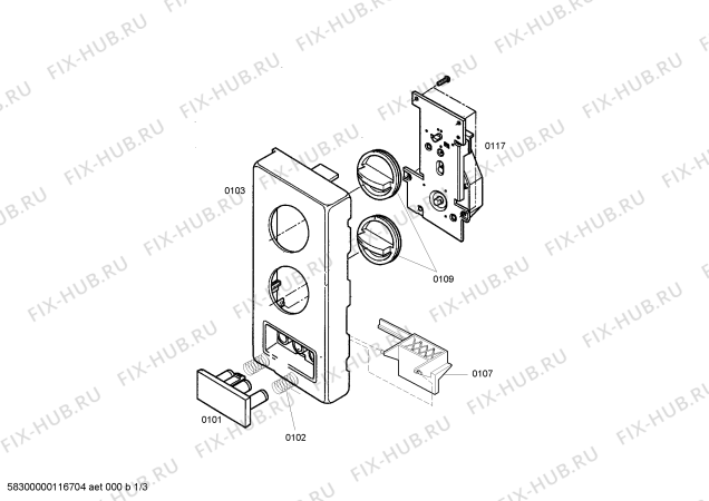 Схема №1 HF12023 с изображением Панель управления для микроволновки Siemens 00362239