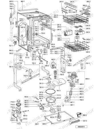 Схема №1 GSI 4598 C-IN с изображением Обшивка для посудомоечной машины Whirlpool 481245371841