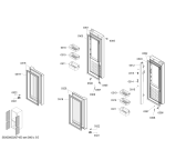 Схема №1 KM47EA06TI с изображением Дверь для холодильника Siemens 00778337