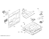 Схема №1 HLN454450 с изображением Панель управления для духового шкафа Bosch 00448850