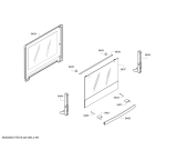 Схема №2 HE13024 с изображением Фронтальное стекло для духового шкафа Siemens 00711689