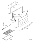 Схема №1 MRGM 914 TGS с изображением Дверка для духового шкафа Whirlpool 480121103599