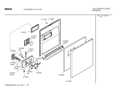 Схема №1 SGS6962GB Logixx auto option с изображением Передняя панель для посудомойки Bosch 00366539