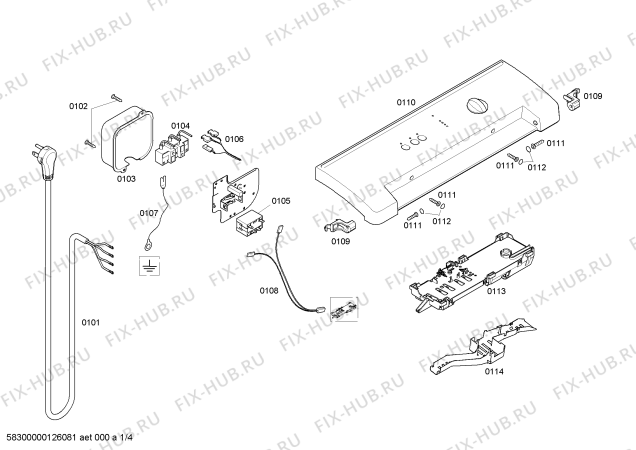 Схема №2 WTXD5321US ultraSense с изображением Кабель для сушилки Bosch 00421662