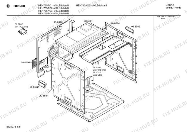 Схема №1 HEN762A с изображением Кабель для духового шкафа Bosch 00069515