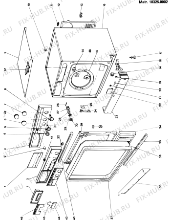 Схема №2 KCD12TXBK (F014809) с изображением Декоративная панель для стиралки Indesit C00041315