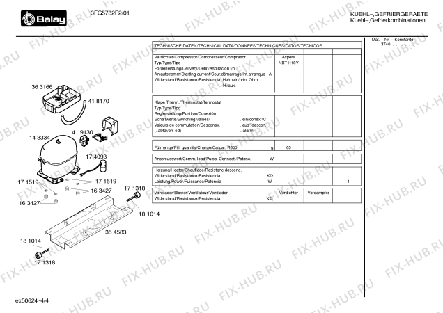 Схема №1 3FG5782F2 с изображением Дверь для холодильника Bosch 00470155