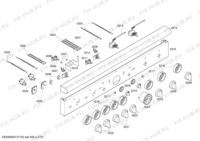 Схема №1 PRG364EDG с изображением Кабель для плиты (духовки) Bosch 00644608