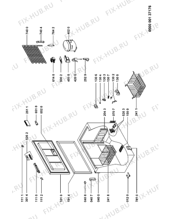 Схема №1 GTA 2501 OPTIMA с изображением Крышечка для холодильной камеры Whirlpool 481246228921