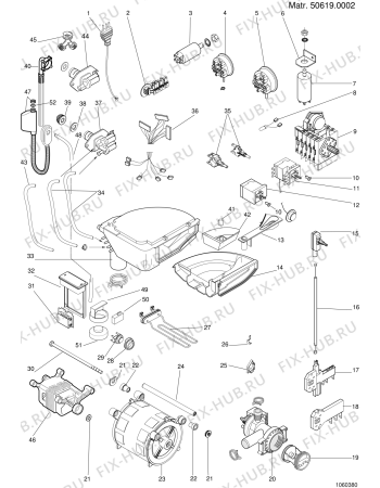 Схема №1 AL948TXR (F021638) с изображением Декоративная панель для стиралки Indesit C00063310