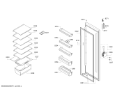 Схема №1 3FCE642XE Balay с изображением Стеклопанель для холодильника Bosch 11017836