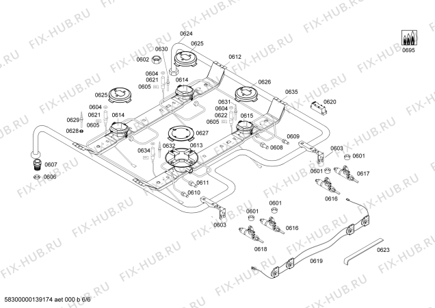 Схема №2 HM422210E с изображением Коллектор для духового шкафа Siemens 00246109