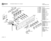 Схема №1 E3493N0 MEGA 3499 с изображением Панель управления для плиты (духовки) Bosch 00355999
