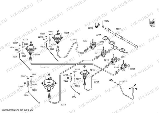 Схема №1 OC16P5180D Profilo с изображением Столешница для электропечи Bosch 00712810