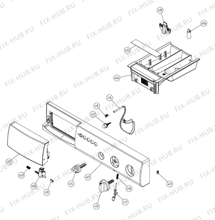 Взрыв-схема стиральной машины Gorenje Telsa W620 (900003271, WM44IL) - Схема узла 04