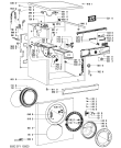 Схема №1 AWOD5556 (F091504) с изображением Инструкция по обслуживанию для стиралки Indesit C00369625