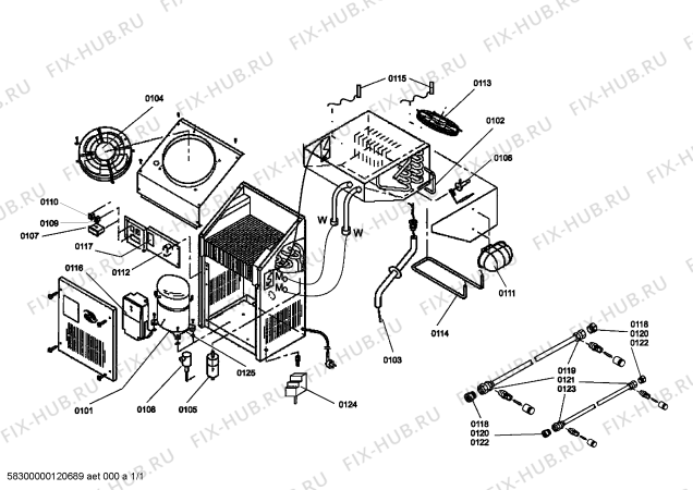 Схема №1 GEKN1201S с изображением Гайка для посудомоечной машины Bosch 00607067