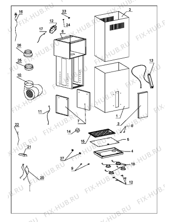 Схема №1 IDQ4545X (260015, HO750) с изображением Крышечка для вентиляции Gorenje 293201