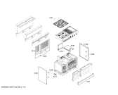 Схема №3 PD484GGEBS с изображением Коллектор для плиты (духовки) Bosch 00662762