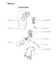 Схема №1 DJ812510/35A с изображением Часть корпуса для мясорубки Moulinex SS-1530000106